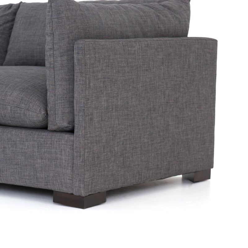 media image for Westwood 3 Pc Sectional In Bennett Charcoal 252