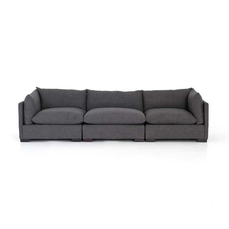 media image for Westwood 3 Pc Sectional In Bennett Charcoal 270