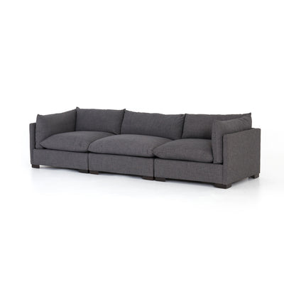 product image for Westwood 3 Pc Sectional In Bennett Charcoal 87