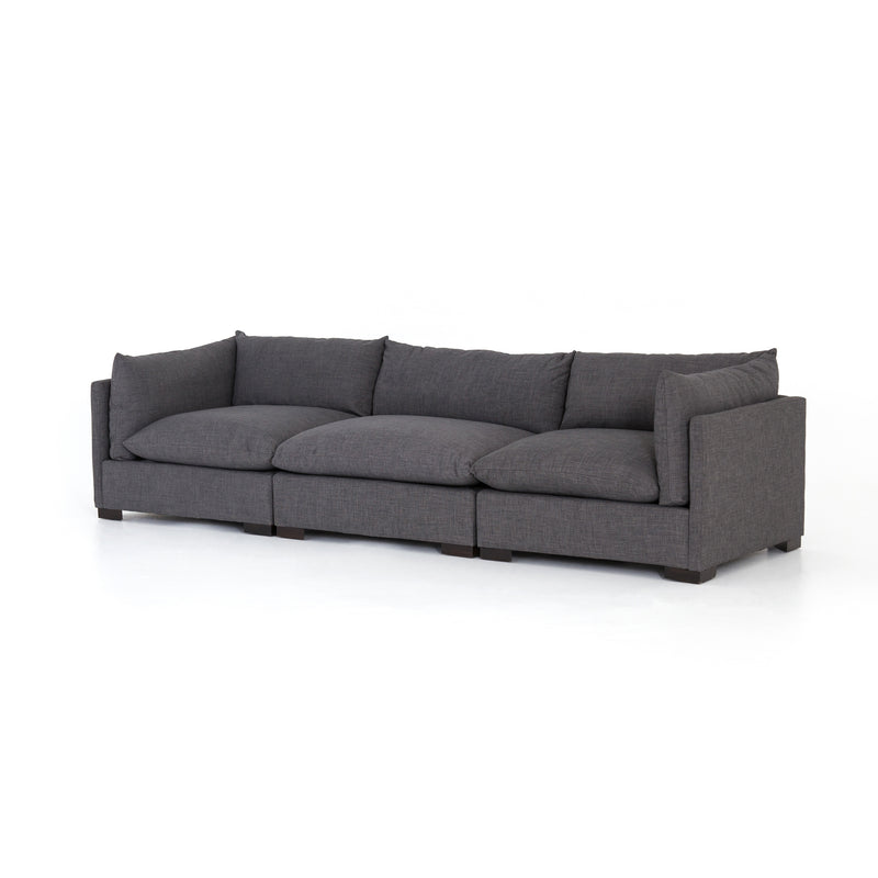 media image for Westwood 3 Pc Sectional In Bennett Charcoal 29
