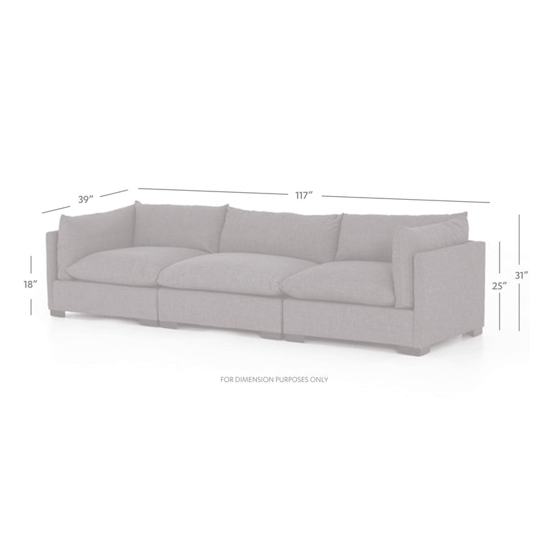 media image for Westwood 3 Pc Sectional In Bennett Moon 215