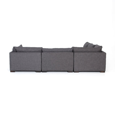 product image for Westwood 5 Pc Sectional Ottoman In Bennett Charcoal 33