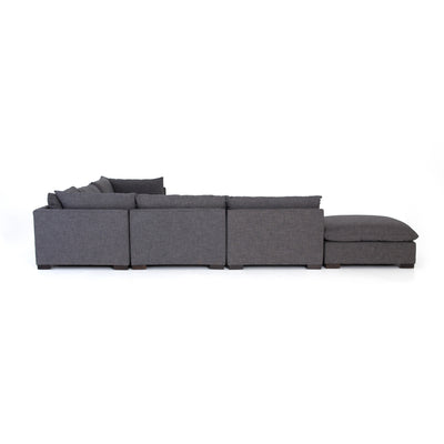 product image for Westwood 5 Pc Sectional Ottoman In Bennett Charcoal 90