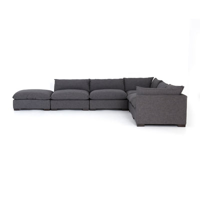 product image for Westwood 5 Pc Sectional Ottoman In Bennett Charcoal 85