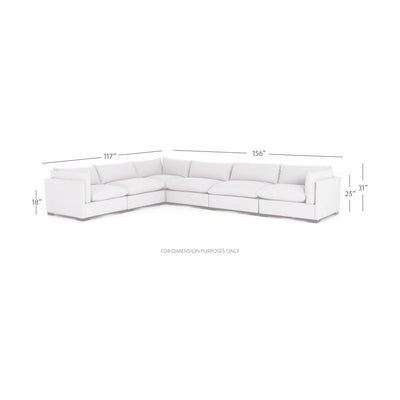 product image for Westwood 6 Pc Sectional In Bennett Moon 33