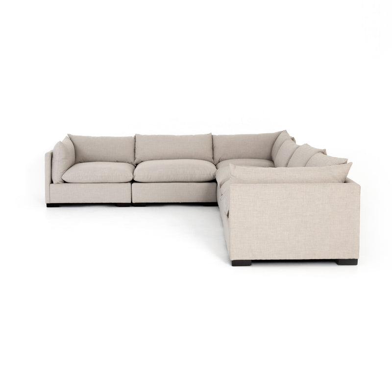 media image for Westwood 6 Pc Sectional In Bennett Moon 280
