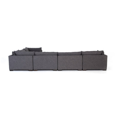 product image for Westwood 6 Pc Sectional Ottoman In Bennett Charcoal 83
