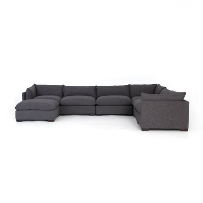 product image for Westwood 6 Pc Sectional Ottoman In Bennett Charcoal 20