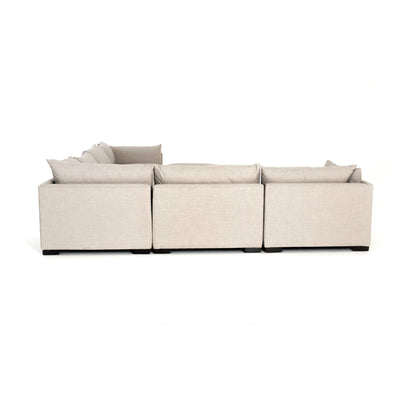 product image for Westwood 6 Pc Sectional Ottoman In Bennett Moon 0