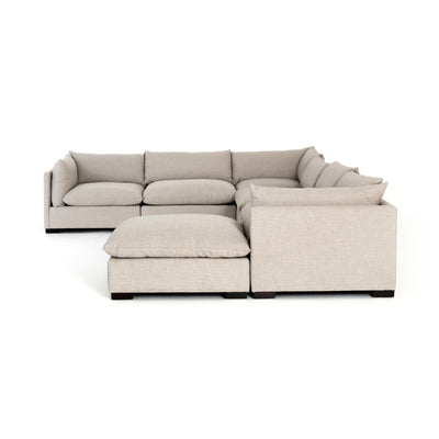 product image for Westwood 6 Pc Sectional Ottoman In Bennett Moon 65