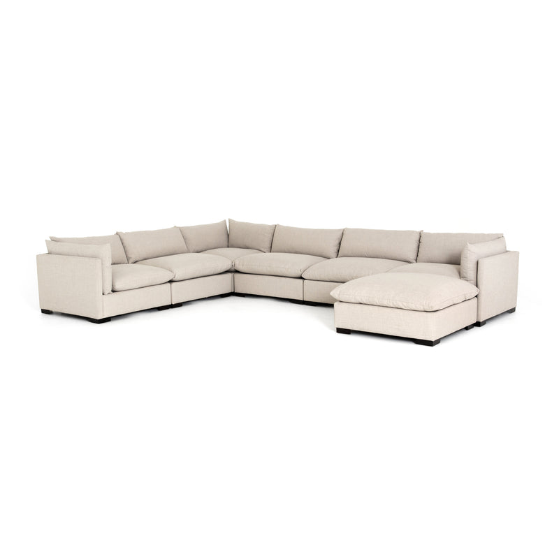 media image for Westwood 6 Pc Sectional Ottoman In Bennett Moon 250