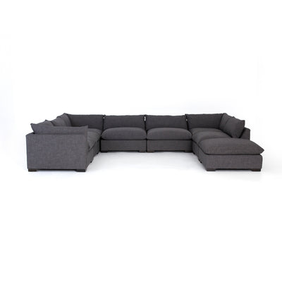 product image of Westwood 7 Pc Sectional Ottoman In Bennett Charcoal 540