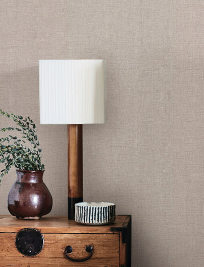 product image for Hardy Linen High Performance Vinyl Wallpaper in Studio Clay 93