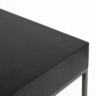product image for Trey Desk System In Black Wash Poplar 75