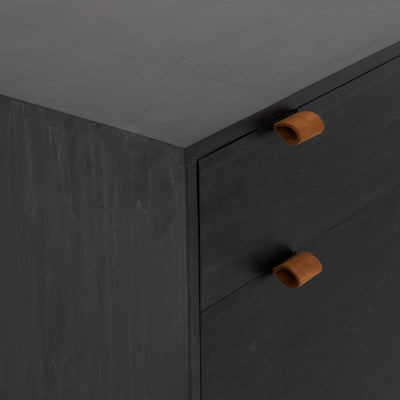 product image for Trey Desk System In Black Wash Poplar 44