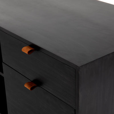 product image for Trey Desk System In Black Wash Poplar 16