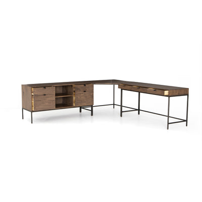 product image for Trey Desk System With Filing Credenza 88