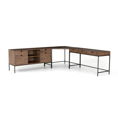 product image for Trey Desk System With Filing Credenza 27