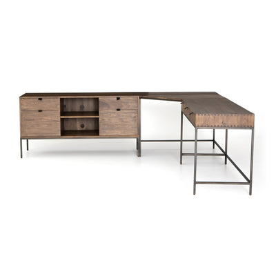 product image for Trey Desk System With Filing Credenza 61