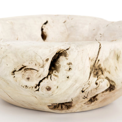 product image for Reclaimed Wood Bowl In Ivory 30