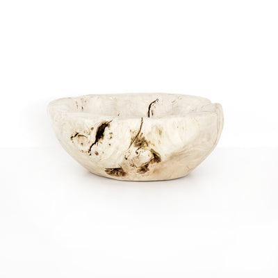 product image for Reclaimed Wood Bowl In Ivory 83
