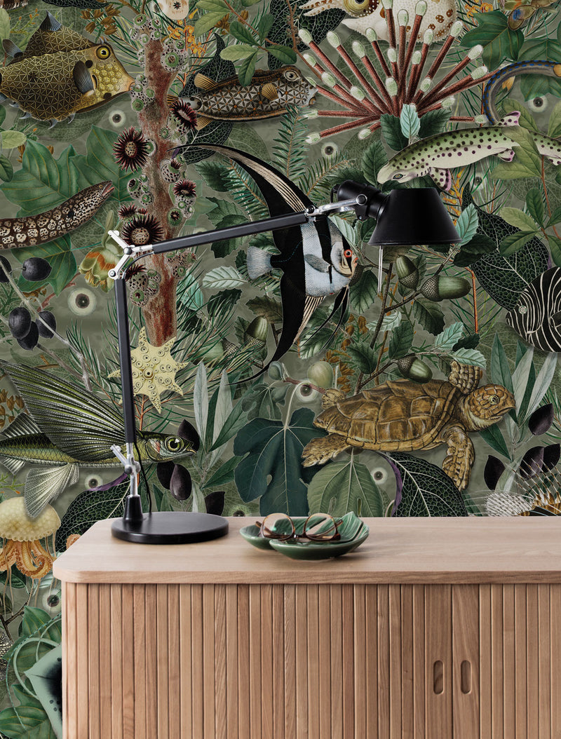 media image for Underwater Jungle No. 3 Wallpaper by KEK Amsterdam 233