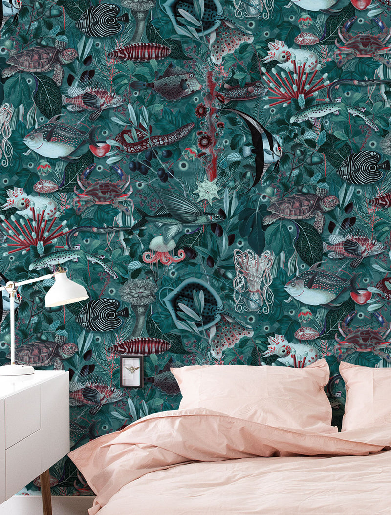 media image for Underwater Jungle No. 4 Wallpaper by KEK Amsterdam 226