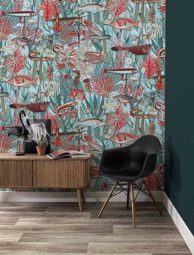 product image for Underwater Jungle No. 5 Wallpaper by KEK Amsterdam 6