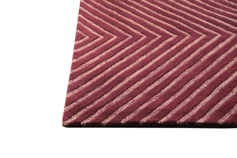 media image for Union Square Collection Hand Tufted Wool Rug in Mauve design by Mat the Basics 264