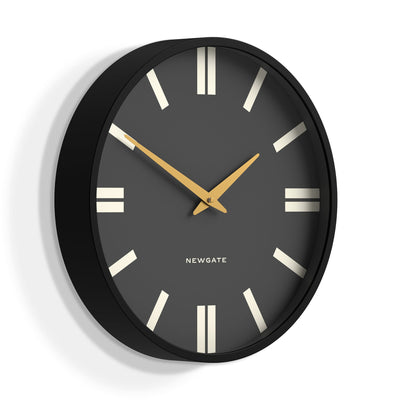 product image for universal black plaza dial wall clock by newgate univ276k 2 11