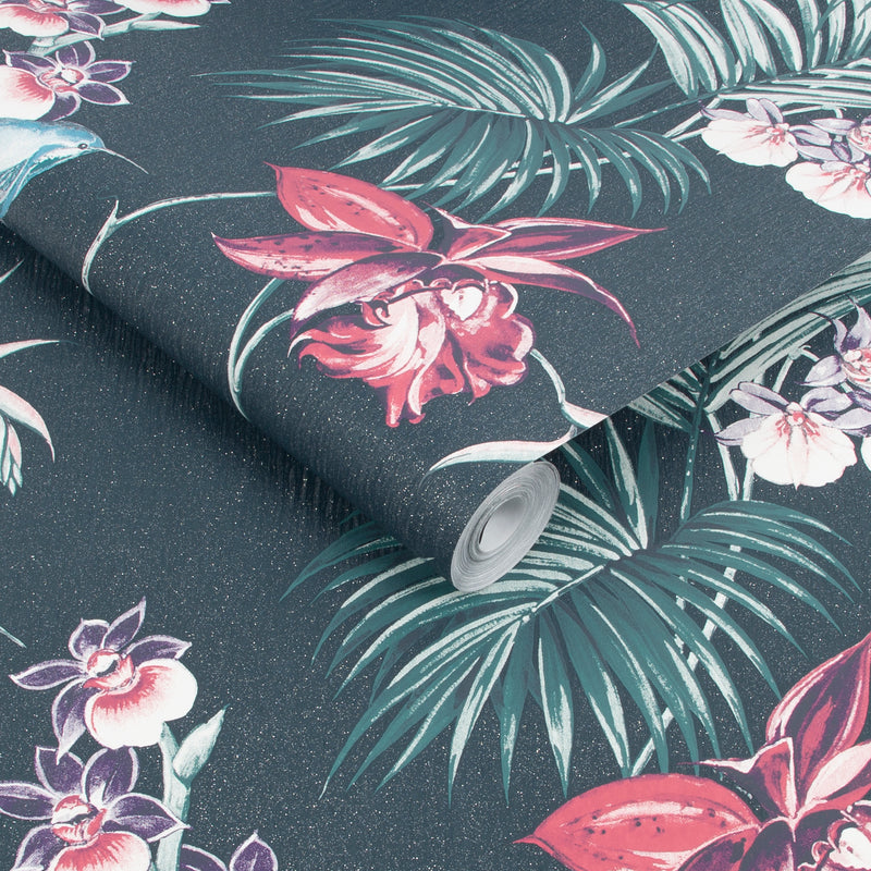 media image for Utopia Wallpaper in Navy from the Capsule Collection by Graham & Brown 232