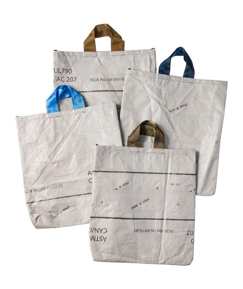 media image for recycled tarp tote bag large design by puebco 5 241