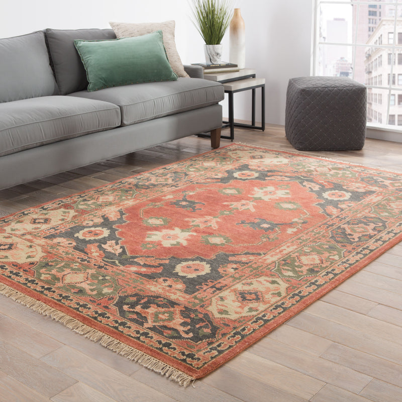 media image for Azra Floral Rug in Phantom & Muted Clay design by Artemis for Jaipur design by Jaipur Living 246