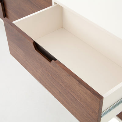 product image for Tucker Large Media Console In Walnut 5