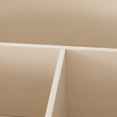 product image for cas drum coffee table in cream lacquer 10 9