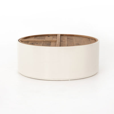 product image for cas drum coffee table in cream lacquer 2 82