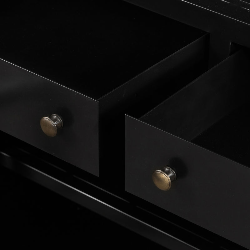 media image for Shadow Box Media Console In Black 283