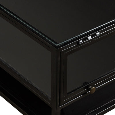 product image for shadow box coffee table in dark metal 5 28