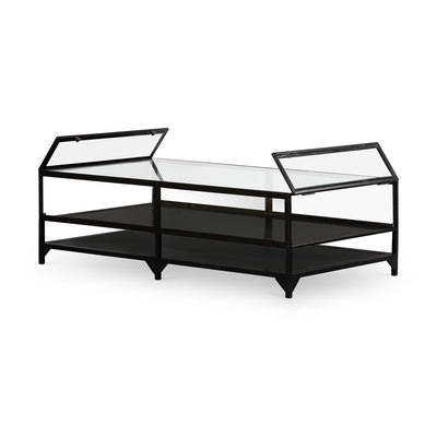 product image for shadow box coffee table in dark metal 6 66