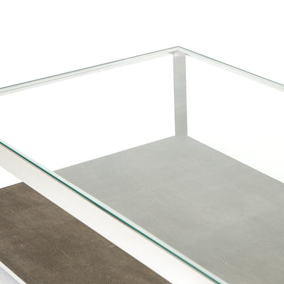 product image for shagreen shadow box coffee table new by bd studio vben 016a 9 43