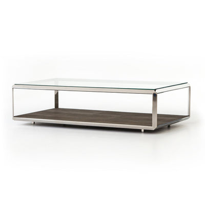product image for shagreen shadow box coffee table new by bd studio vben 016a 2 26