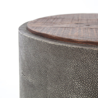 product image for crosby side table in charcoal shagreen 2 39