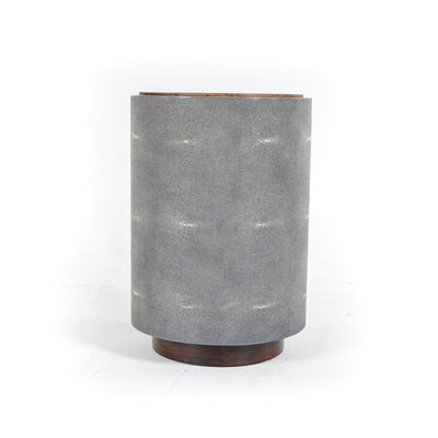 product image for crosby side table in charcoal shagreen 4 61