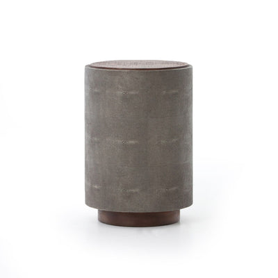 product image of crosby side table in charcoal shagreen 1 556