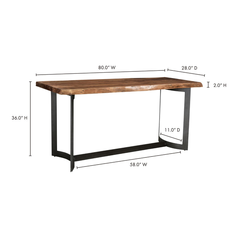 media image for Bent Counter Table Smoked 9 220