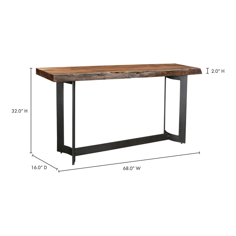 media image for Bent Console Table Smoked 9 226