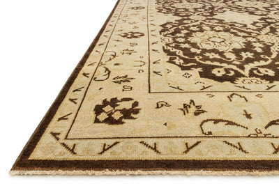 product image for Vernon Hand Knotted Brown/Light Gold Rug 2 25