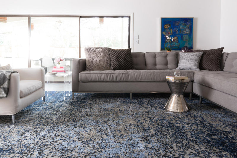 media image for Viera Rug in Grey & Navy by Loloi 220