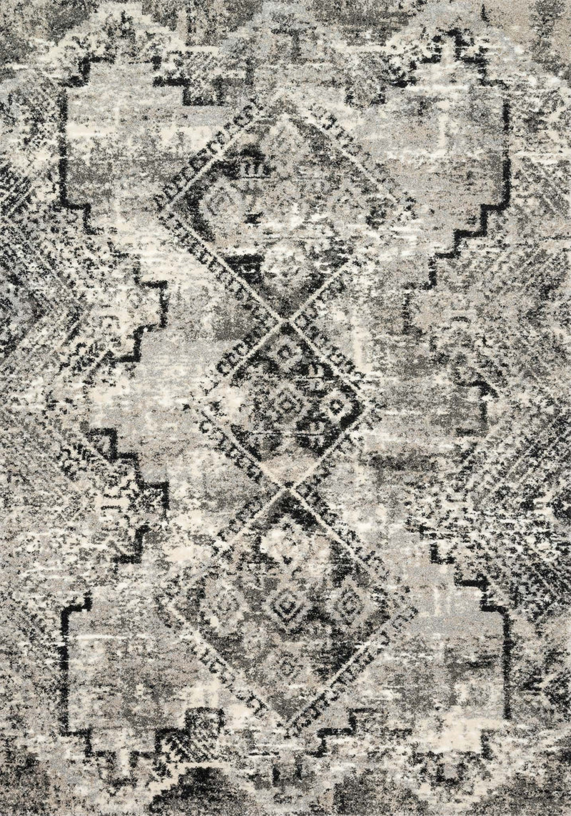 media image for Viera Rug in Grey & Black by Loloi 224