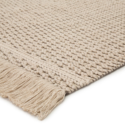 product image for Soleil Indoor/ Outdoor Solid Beige/ Dark Taupe Rug by Jaipur Living 5
